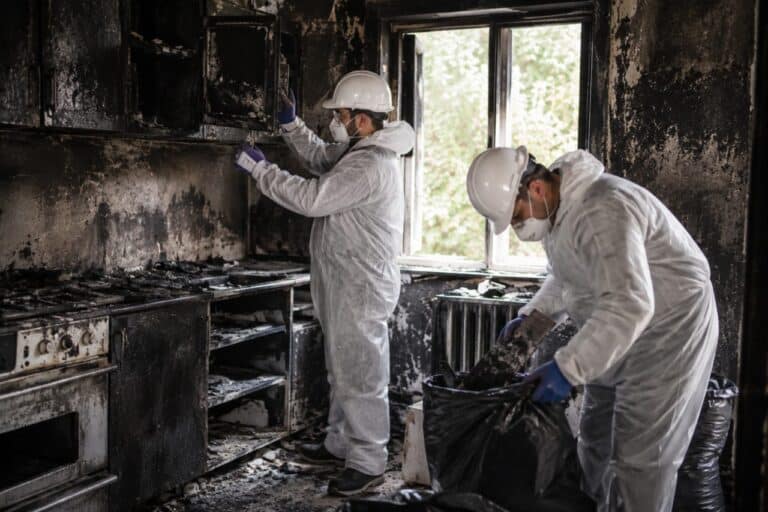 Messa in sicurezza e smontaggio delle parti bruciate – Massarosa (Lucca)