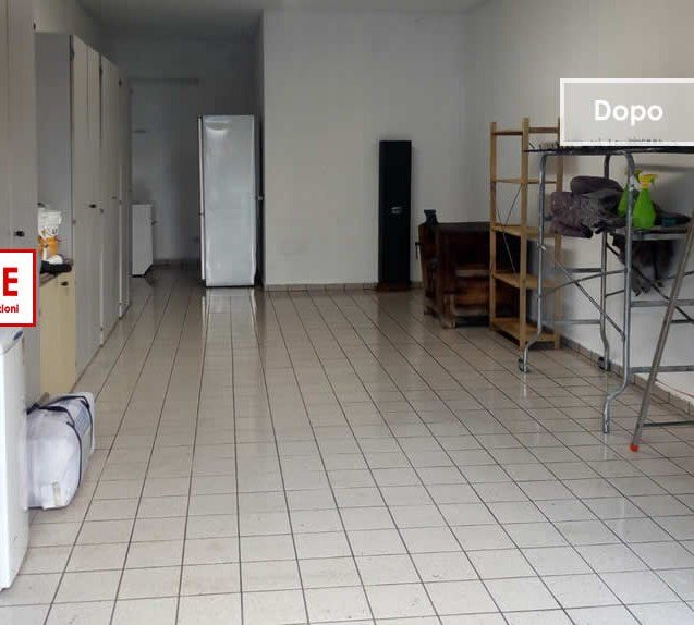 Locale svuotato e reso agibile